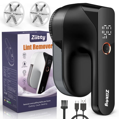 Fabric Shaver, Electric Lint Remover, Lint Shaver, Sweater Defuzzer with LED Display